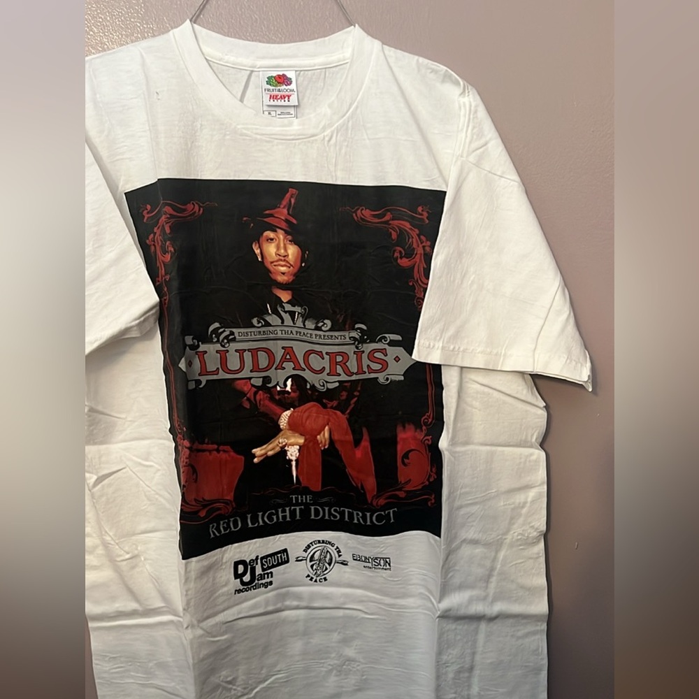 Ludacris Graphic Shirt Rare Red Light District Promo 2004 Vintage New